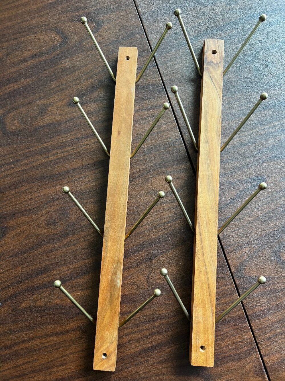 Two (2) Vertical Wall Racks by Hearth & Hand with Magnolia